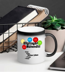 Bilgisayar Mühendisi Sihirli Kupa Bardak