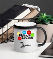 Bilgisayar Mühendisi Sihirli Kupa Bardak