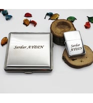 Kişiye Özel Sigara Tabakası ve Zippo Çakmak