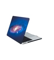 MacBook Pro Kılıf HardCase A1278 2008/2012 ile Uyumlu Koruyucu Kılıf Sky-Earth (Lacivert-Kahverengi)