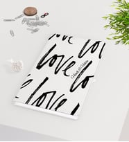 BK Gift Kişiye Özel Sevgililer Günü Beyaz Defter-66