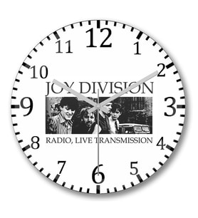 Joy Division Duvar Saati Bombeli Gercek Cam