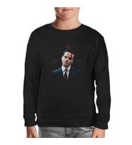 Sherlock Holmes - James Moriarty Siyah Çocuk Sweatshirt