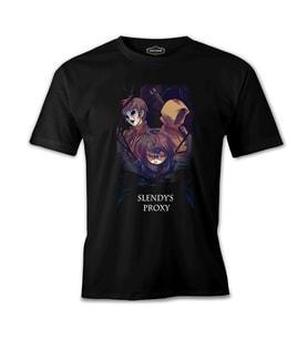 Slendy's Proxy Siyah Erkek Tshirt