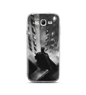 Batman Tasarım Süper Şeffaf Silikon Telefon Kılıfı Samsung Grand Neo