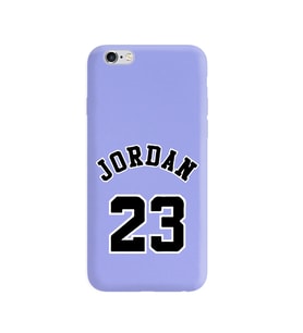 Iphone 6s Air Jordan Tasarımlı Mor Lansman Telefon Kılıfı