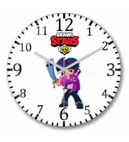 Brawl Stars  Bibi  Duvar Saati Bombeli Gercek Cam