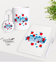 BK Gift Kişiye Özel İngilizce Öğretmeni Kupa Anahtarlık Beyaz Defter Kalem Hediye Seti-12 (Model 1)