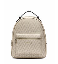 Kadın Tommy Hilfiger Iconic Tommy Backpack Monogram Kadın Sırt Çantası AW0AW07926 (Bej)