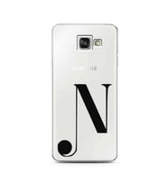 Samsung A3 (2016) Harf Tasarımlı Telefon Kılıfı N-Harfi 