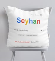 BK Gift Kişiye Özel İsimli Google Arama Motoru  Yastık  1