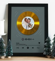 KİŞİYE ÖZEL SPOTİFY PLAK ÇERÇEVE (Siyah)