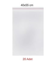 Kendinden Yapışkanlı (Bantlı) Şeffaf Jelatin Torba 40x55 cm 20 Adet