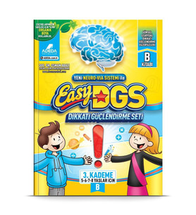 Easy Dikkati Güçlendirme Seti 5-8 Yaş B Kitapçığı - Osman Abalı
