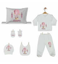 Pia Baby GL 2012 İsme Özel Balonlu Yastık Zıbın Set