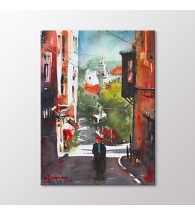 Arty Tablo Suluboya Sokak Tablo (Karışık)