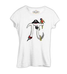 Matematik - Pi 23 Beyaz Kadın Tshirt
