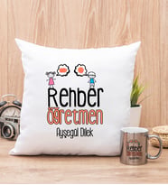 Rehber Öğretmen Yastık ve Silver Kupa Bardak