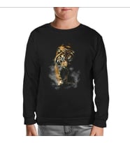 Kaplan 2 Siyah Çocuk Sweatshirt