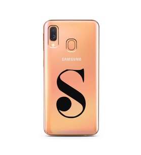 Samsung A40 Harf Tasarımlı Telefon Kılıfı S-Harfi 