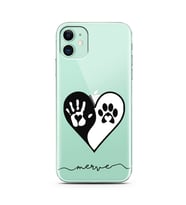 Pati Kalp Tasarımlı Kişiye Özel Telefon kılıfı (tüm modeller mevcuttur)