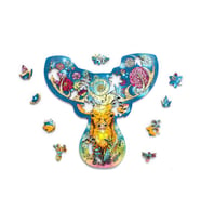 YETİŞKİNLER İÇİN AHŞAP LAZER KESİM GEYİK PUZZLE