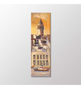 Arty Tablo Galata Kulesi Tablo (Karışık)