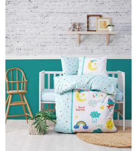 Cotton Box Bebek Nevresim Takımı Tatlı Rüyalar Mint