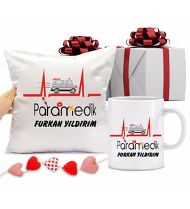 Paramedik Bardağı ve Yastığı Hediye Seti (Model 1)