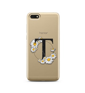 Papatya Harf Tasarım Süper Şeffaf Silikon Telefon Kılıfı Huawei Honor 7s-Y5 (201