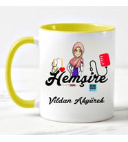 Hemşire Kupa Bardağı Sarı