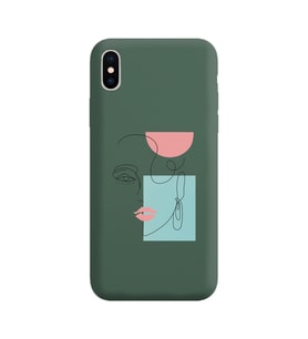 Koyu Yeşil Lansman Kılıf iPhone XS Max