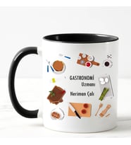 Gastronomi Uzmanı Kupa Bardağı Siyah