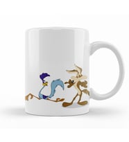 Road Runner ve Coyote Kupa Bardak Porselen
