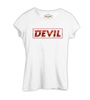 Super Junior - Devil Beyaz Kadın Tshirt