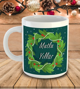 Mutlu Yeni Yıllar Temalı Kupa Bardak 80982