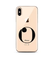 Iphone Xs Harf Tasarımlı Telefon Kılıfı O-Harfi 