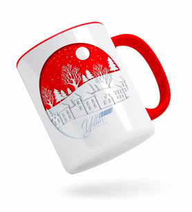 BK Gift Kişiye Özel Yılbaşı Mutlu Yıllar Kırmızı Kupa Bardak-24