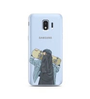 Kaykay Kız Tasarım Süper Şeffaf Silikon Telefon Kılıfı Samsung J2 Pro (2018)