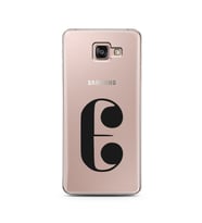 Samsung A7 (2016) Harf Tasarımlı Telefon Kılıfı E-Harfi 
