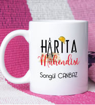 Harita Mühendisi Kupa Bardak