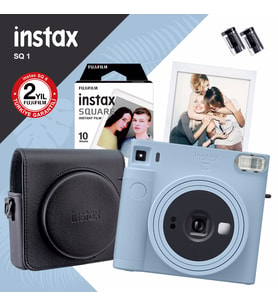 Instax SQ1 Buz Mavi Fotoğraf Makinesi ve Hediye Seti 3
