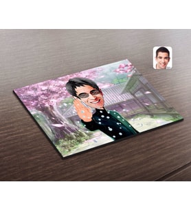 BK Gift Kişiye Özel Matrix Neo Karikatürlü Ahşap Puzzle-1