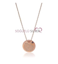 Söğütlü Silver Mini Ayetel Kürsü Kolye