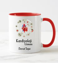 Kardiyoloji Uzmanı Kupa Bardağı Kırmızı