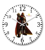Ganondorf The Legend of Zelda Duvar Saati Bombeli Gercek Cam
