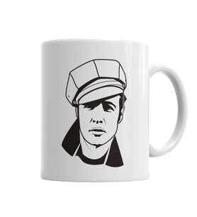 Marlon Brando Kupa Bardak Porselen