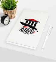 BK Gift Kişiye Özel Avukat Temalı Beyaz Defter Kalem Seti - 3