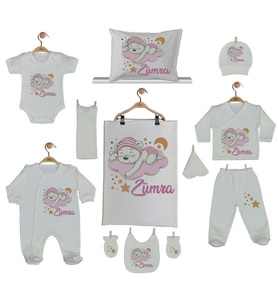 Pia Baby GL 2003 11 Parça İsme Özel Ayıcıklı Hastane Çıkışı