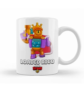 Brawl Stars Loaded Rıco Kupa Bardak Porselen